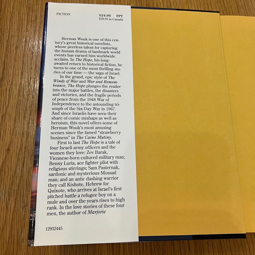 Herman Wouk The Glory & The Hope Hardcover First Edition Set with Dust Jackets - Picture 7 of 12